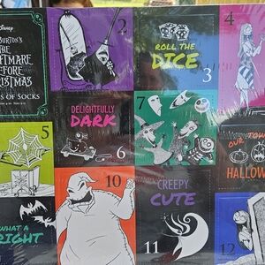 Nightmare before Christmas 12 Days of Socks